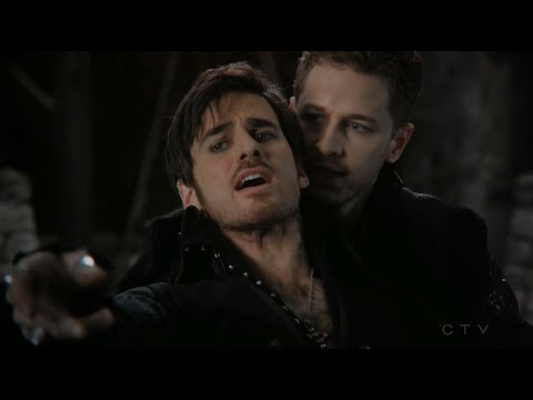 Once Upon a Time 04x22x23  Hook's Heroic Death.Emma Tells Regina She Loves Hook w/subs