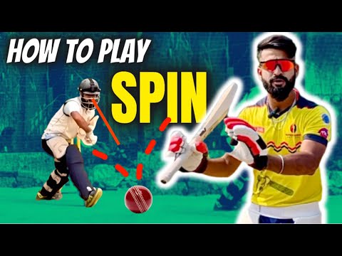 How to Play SPIN Bowling in Cricket : LIFE Changing TIPS by IPL Coach 🔥🔥| Spinners ko kaise khele ✅