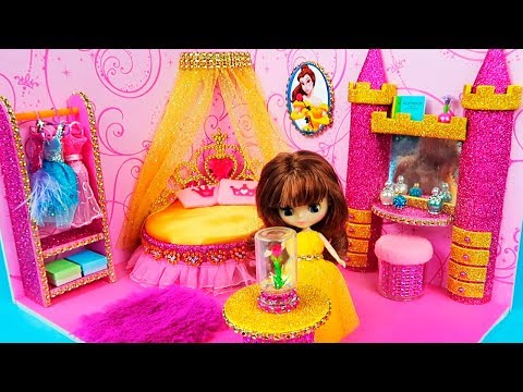 DIY Miniature Dollhouse Room Collection ~ Belle Room Decor Video