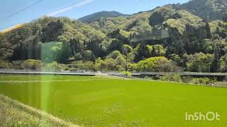 Beautiful View from the Yakumo train in Japan  1.5.2025