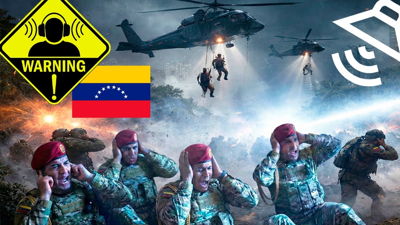 🔊⚠️ ¿UTILIZÓ la DELTA FORCE un "ARMA SÓNICA SECRETA" en la INCURSIÓN contra NÍCOLAS MADURO? 🇻🇪⚔️🇺🇸
