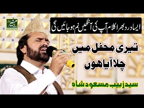 Teri Mehfil Mein Chala Aya Hoon | Syed Zabeeb Masood Naats 2019 |  Best Naat In The World