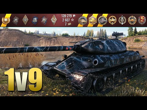 Obj. 260: Pro player alone versus 9 - World of Tanks