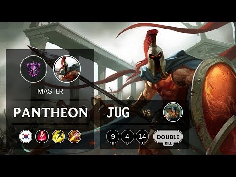 Pantheon Jungle vs Olaf - KR Master Patch 9.13