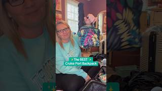 The best backpack for cruise port travel! #cruise #backpack