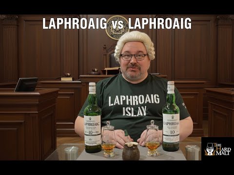Laphroaig vs Laphroaig [whisky review, Laphroaig 10 cask strength, batches 16 & 17]