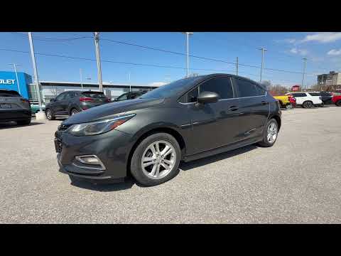 2017 Chevrolet Cruze Hatchback LT (Automatic) in Gray for sale at Ontario Motor Sales in Oshawa, ON