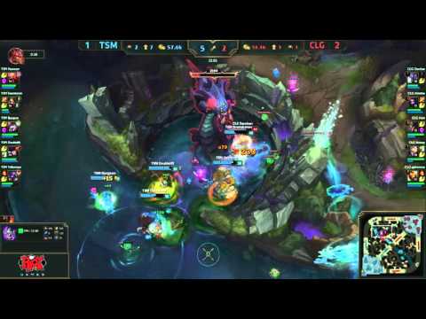 LCS Spring Playoffs - Finals CLG vs TSM - Baron Steal