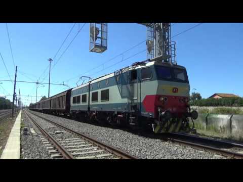 E656.607 sul MRS 57362: ARRIVO + RIPARTENZA da Pomezia!!