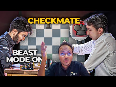 Gukesh's most beautiful finish with a queen sacrifice vs Oparin | Saint Louis Rapid 2025