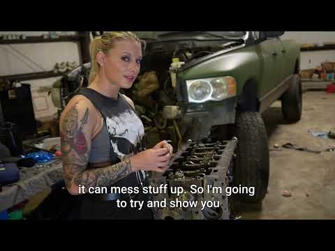 05 5.9L Cummins J Style Piston Cooling Nozzle Install