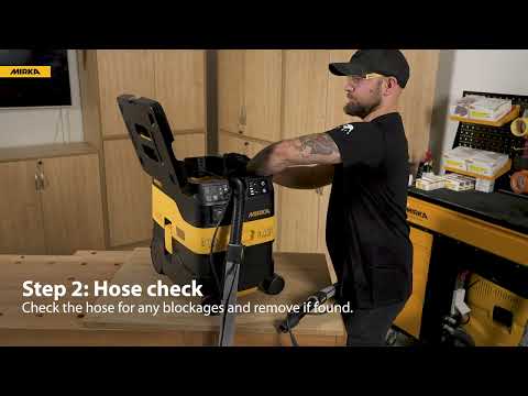 How Do I Fix Low Air Flow on My Mirka® DEXOS Dust Extractor?