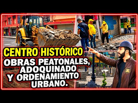 🔴 OBRAS PEATONALES,ADOQUINADO y ORDENAMIENTO URBANO en CENTRO #obras #vidaguanaca503 #diaspora 