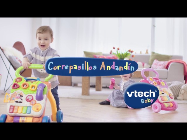 Vídeo relacionado con VTech-Baby Andador andandín 2 en 1, Correpasillos con música y luces