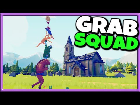 Grab Squad! 5 Grabbing Units vs Every Faction - TABS Gamplay Unit Creator Update