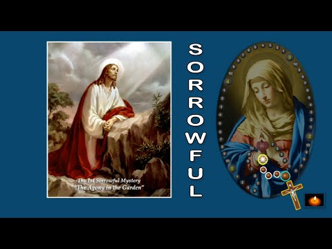 ROSARY: SORROWFUL MYSTERY: TUE & FRI (PLAIN BACKGROUND)