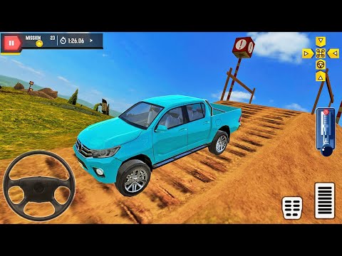 Ram 1500 Pickup Truck Driving - 4x4 Offroad Parking Simulator - Android Gameplay