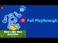 Blue S ABC Time Activities Full Playthrough 1080p