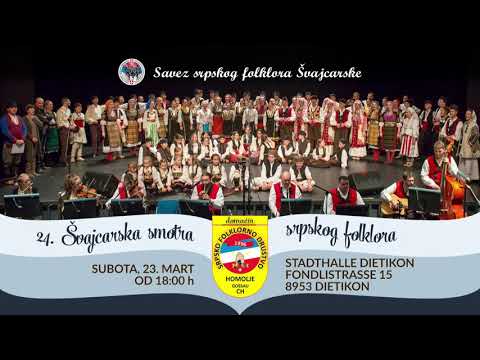 Reklama - 24. Smotra srpskog folklora 23. marta 2019. godine / Švajcarska