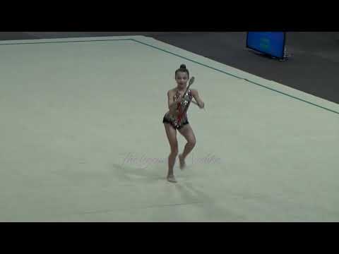 Justine LAVIT massues - 2019 Championnat de France Créteil AA (junior Elite)