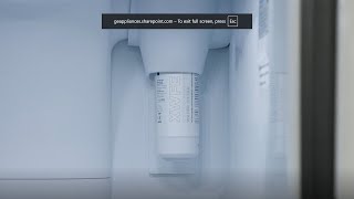 GE Appliances XWFE Refrigerator Water Filter Installation (Upper Right Corner)
