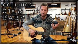 Video thumbnail for Collings 01s and Baby 1 by Artisan Guitars