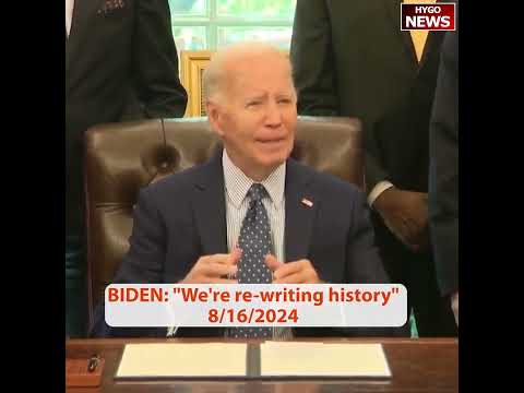 Biden slurring incoherently We're re-writing history, Gaza ceasefire; Vance took questions