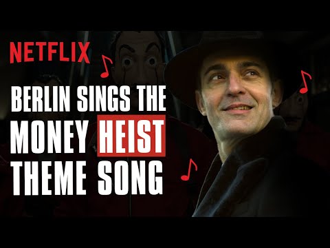 The Money Heist Theme Song sung by Berlin | Pedro Alonso | Netflix India