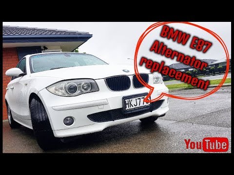 BMW E87 Alternator replacement