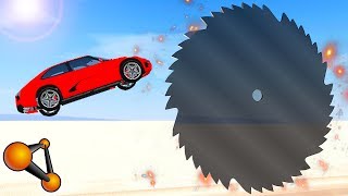 ЧТО БУДЕТ ЕСЛИ РАСПИЛИТЬ МАШИНУ ПИЛОЙ? ЭКСПЕРИМЕНТ В BEAMNG DRIVE