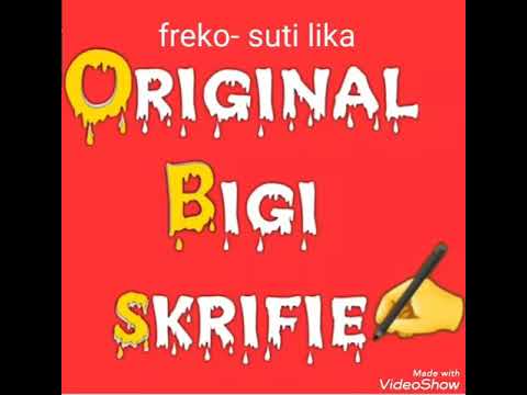 Freko - suti lika (Original bigi skrifie)