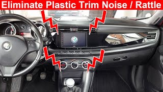How to Diagnose and Eliminate Trim Noise, Rattle Inside the Cabin