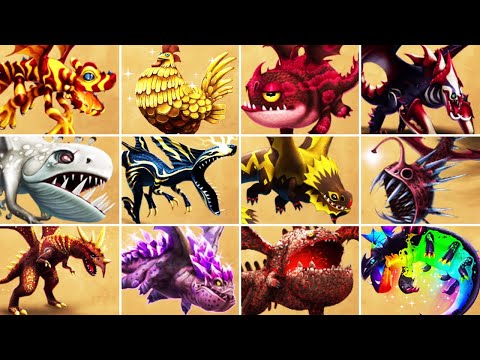 ALL PREMIUM DRAGONS - Dragons: Rise of Berk