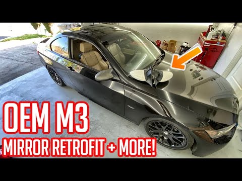 MY DAILY DRIVER GETS THE FINAL M3 MOD! (OEM M3 MIRRORS RETOFIT!)