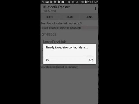 Contacts Xchange Bluetooth Video