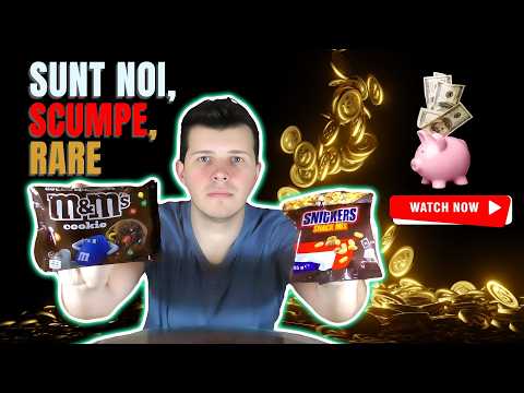 (APASA PENTRU DETALII) Sunt rare și foarte scumpe: Snickers Snack Mix + Biscuite cu linte m&m's