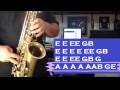 REDFOO - NEW THANG - ALTO SAX TUTORIAL ...