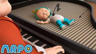 A Birthday Party Tune Sends Everyone to Sleep | ARPO | Classic ARPO Mayhem | Baby & Robot Adventures