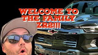 welcome the 2023 ZR2  to the family !!!!!!!!!#chevycolorado #zr2 #chevy #offroad #chevycoloradozr2