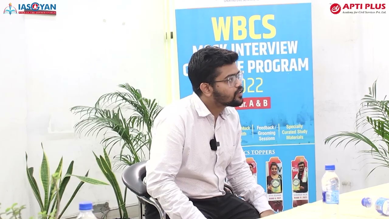 TARAK NATH MONDAL  || RANK 73 | WBCS 2022(GR. D) || WBCS MOCK INTERVIEW || APTI PLUS
