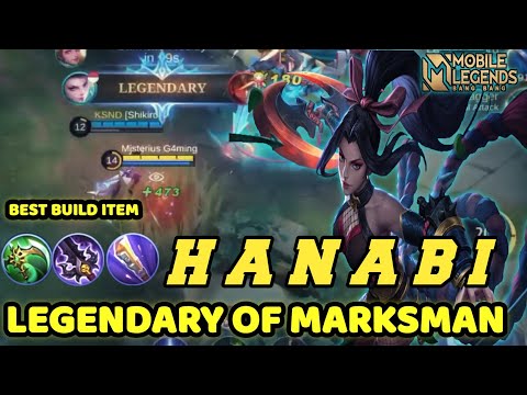 Hanabi Marksman Best Build 2023 Gameplay (Misterius Gaming) - Mobile Legends Bang-bang