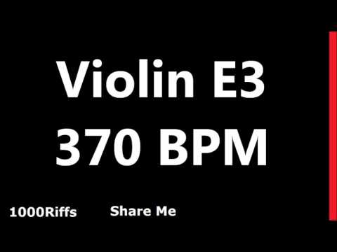 Violin Metronome E3 : 370 BPM