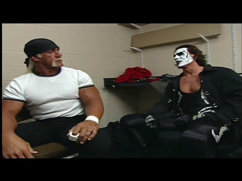 WCW Monday Nitro Sting & Hulk Hogan Backstage