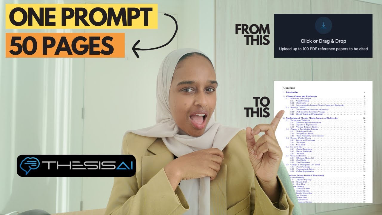 Write A 50 Page Literature Review With Just ONE Prompt | ThesisAI