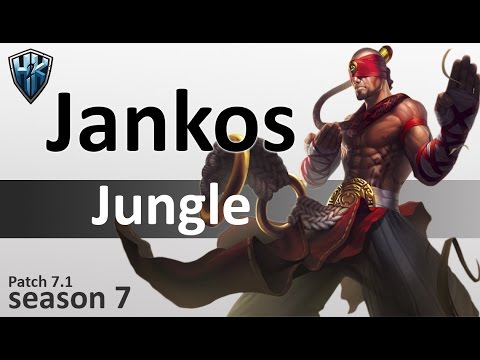 H2K Jankos : Leesin vs Kha'Zix | Jungle | EUW LOL | Patch 7.1 | season7
