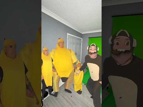 MONKE LOVES BANANA 😂 #comedy
