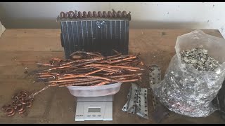 Scrapping copper/aluminum radiators. Is it worth more separating the copper from the aluminum?