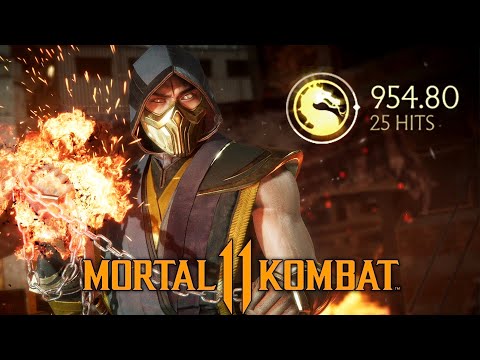 Scorpion Combos - Mortal Kombat 11 (All Variations)
