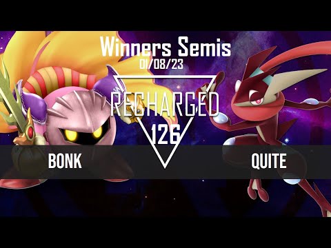 Recharged #126 Winners Semis - Bonk (Meta Knight) vs Quite (Greninja) - SSBU Tournament