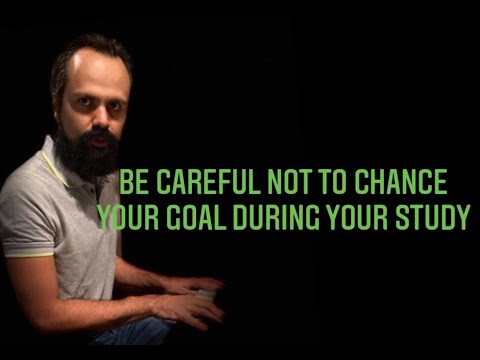 Quick Tip 281   Be careful To not change your goals during your studies